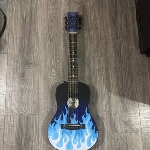 Kids‎ First Act Discovery Blue Flame Blue Design Acoustic Guitar Beginner Music